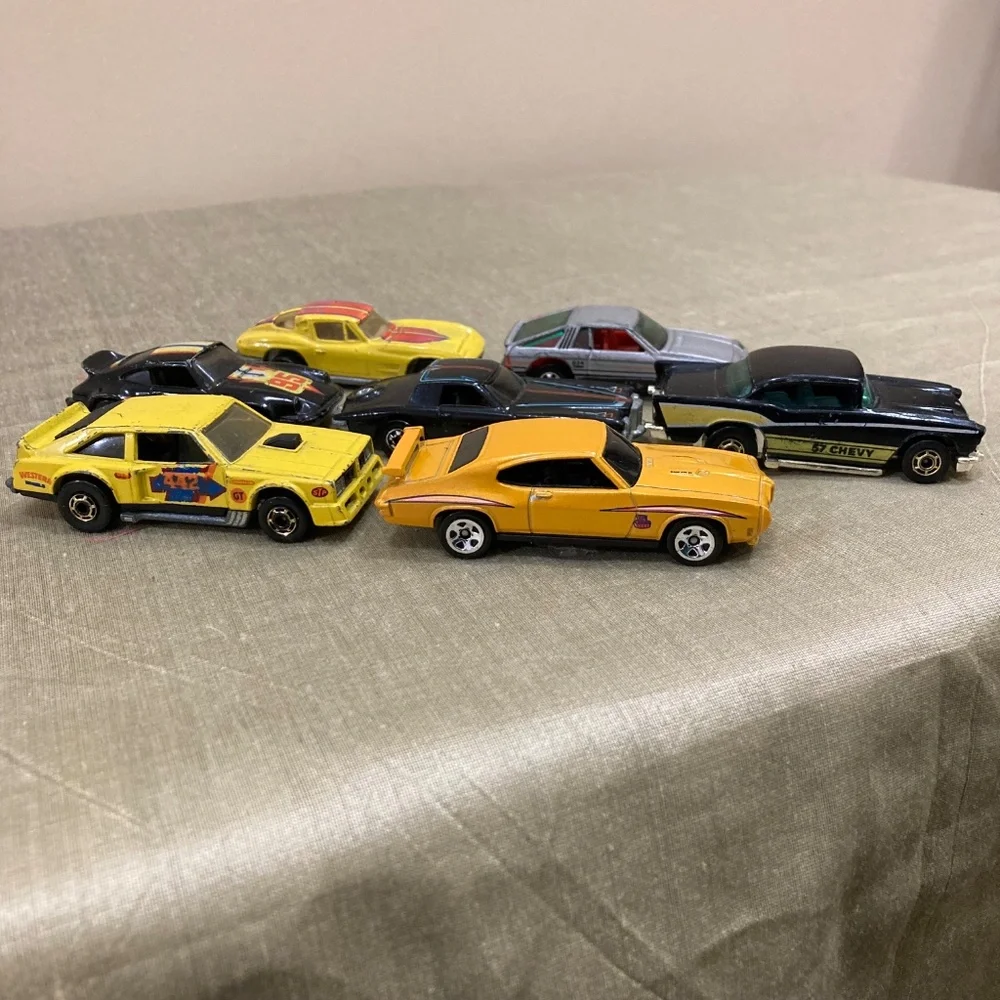 Variety of Die-Cast Toy Cars